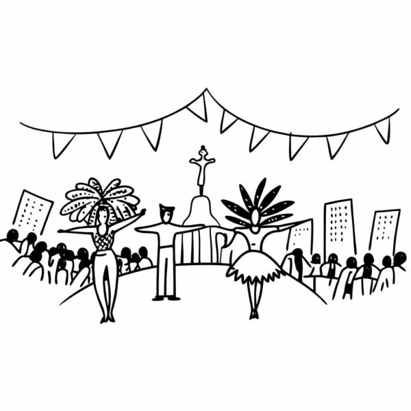 Palco en el carnaval